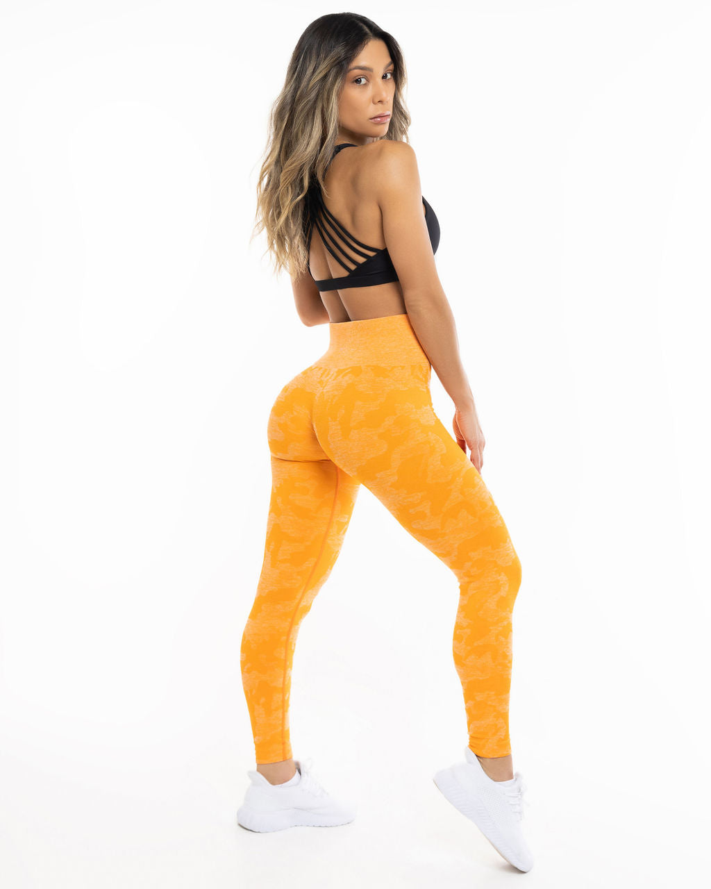 Camo Sunset Orange Legging