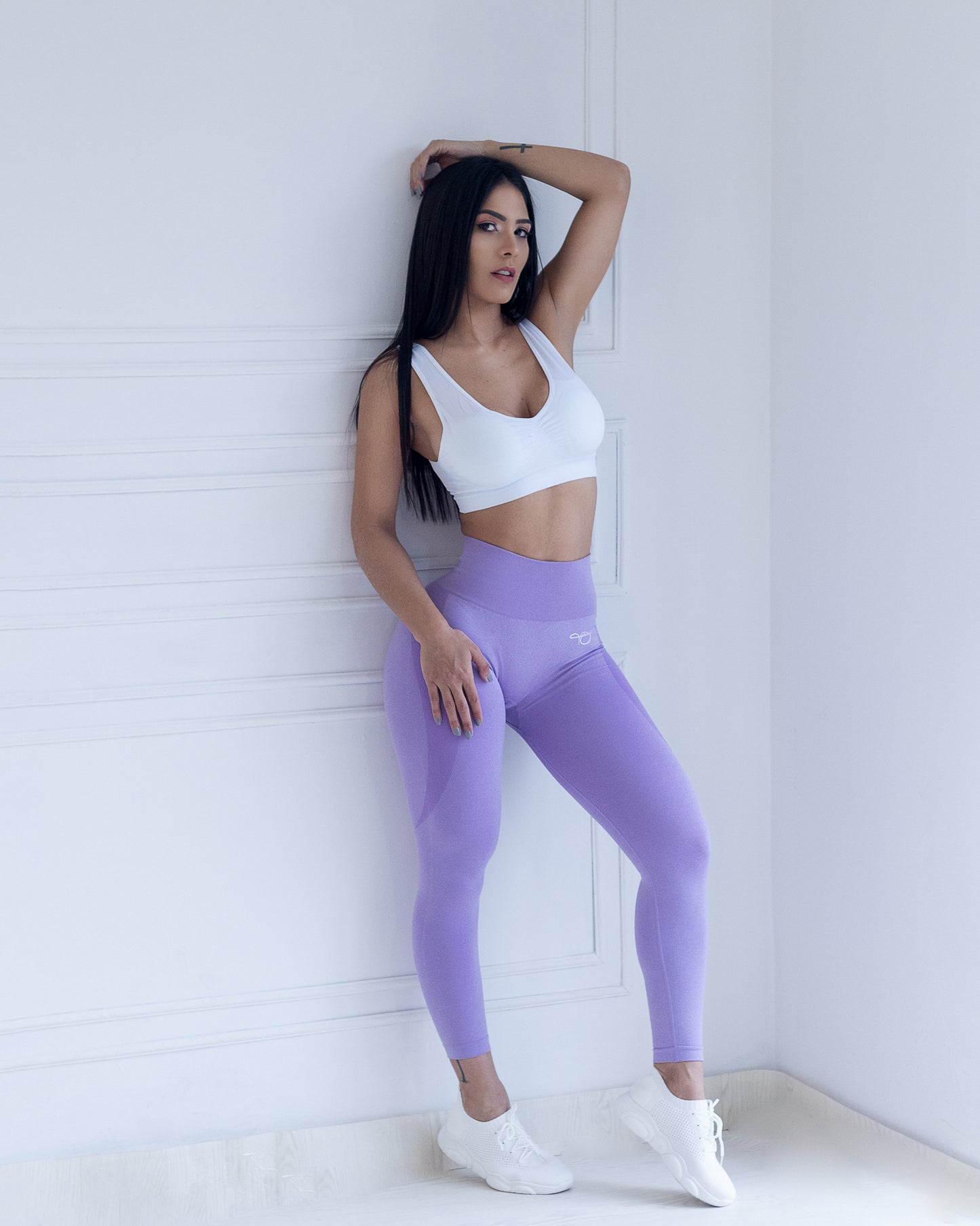 Purple Contour Seamless Legging